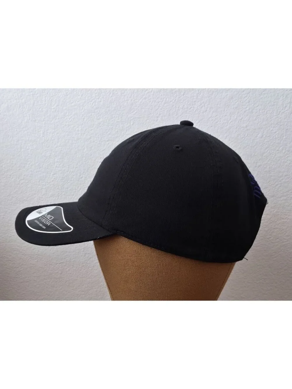 Chateau Marmont Hotel x Atlantis Black Mid Visor Adjustable Strap Dad Hat Cap - Picture 2 of 8